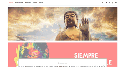 Desktop Screenshot of meditacionybudismo.com